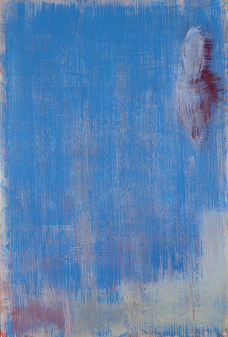 Ulrich Reimkasten, Double, 2001, Pigmente, Acryl, Leim, Steinmehle auf Leinwand, 190 x 135 cm, Krake [2/5], Repro: Thomas Richter