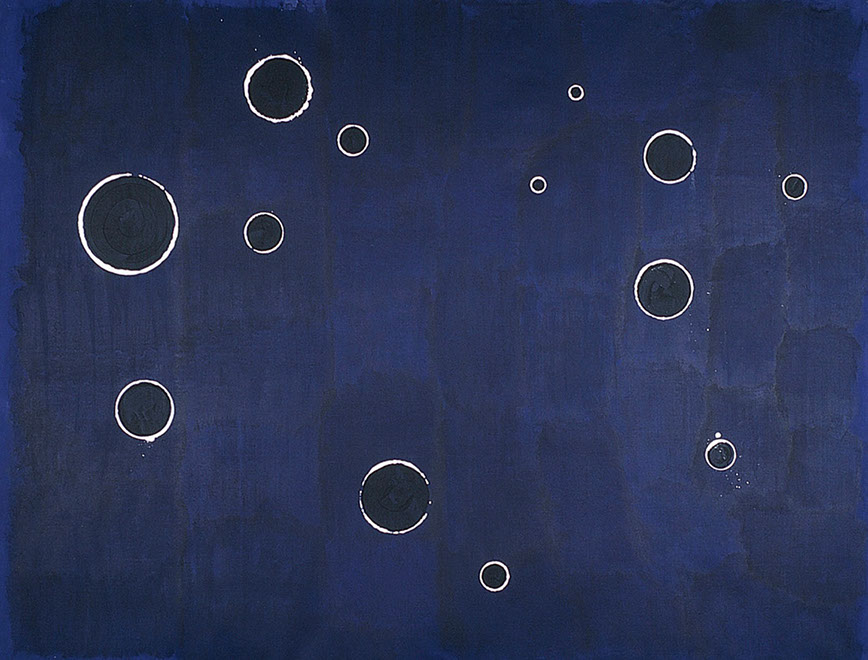 Ulrich Reimkasten, Zwölf plus eins, 2004, Pigmente, Acryl, Leim auf Leinwand, 140 x 180 cm, Repro: Thomas Richter