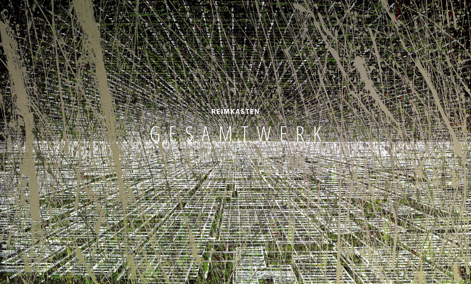 Ulrich Reimkasten, Gras, 2007, Pigmente, Acryl, Leim auf Leinwand, 170 x 280 cm, Anfänge [3/3]