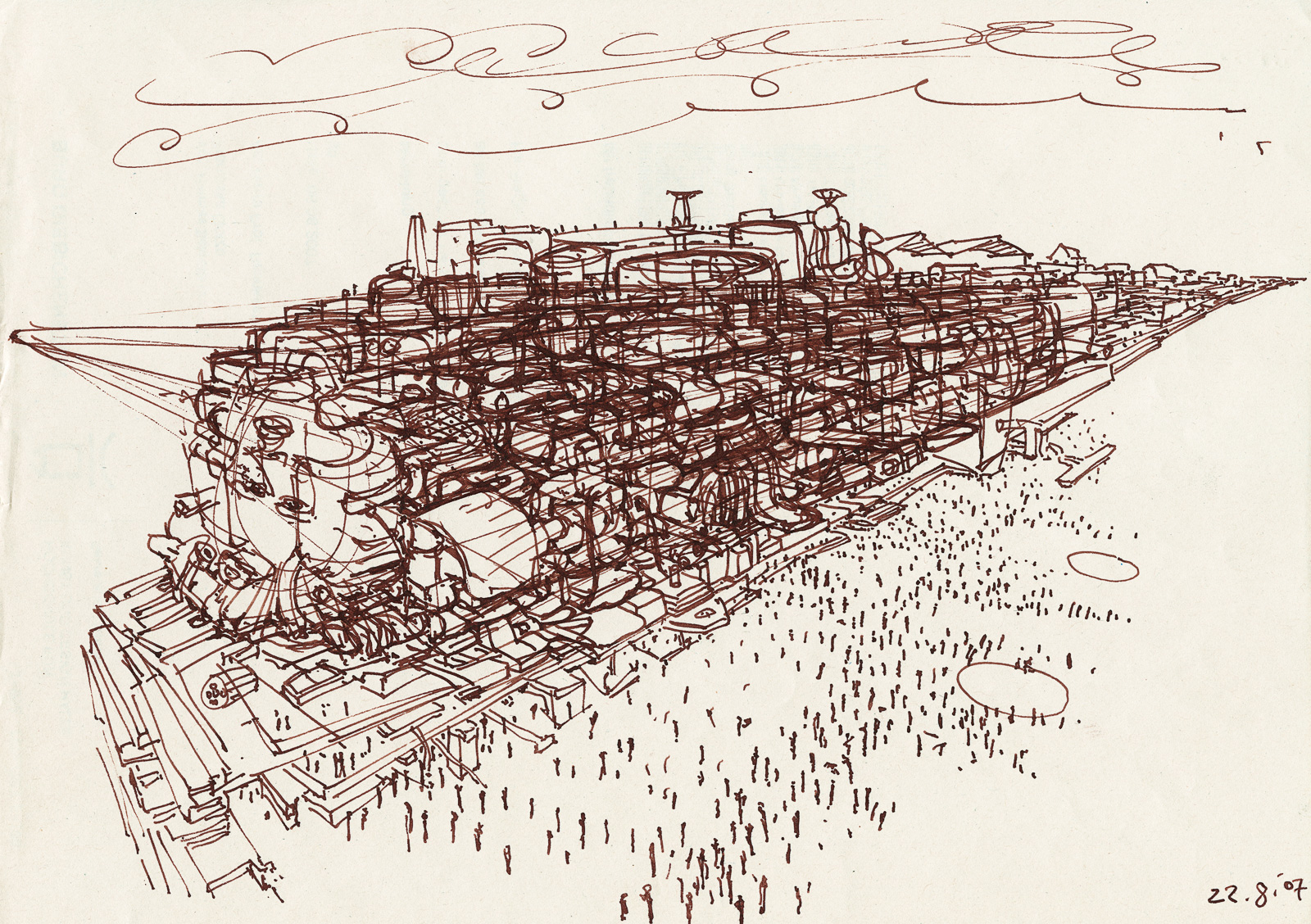 Ulrich Reimkasten, Gulliver Blatt 4, 2007