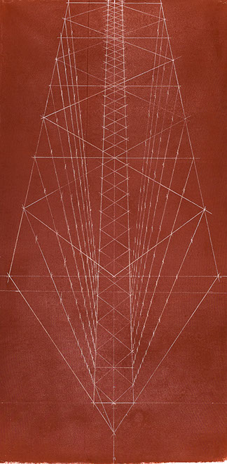 Ulrich Reimkasten, Weisser Engel, 2008, Pigmente, Acryl, Leim, Kreide auf Leinwand, 200 x 100 cm, 1mal2Meter [5/8], Repro: Joachim Blobel