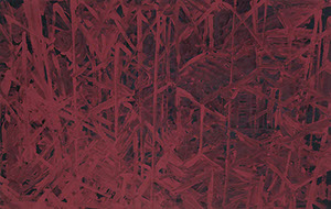Ulrich Reimkasten, Gedanken, 2009, Pigmente, Acryl, Leim auf Leinwand, 140 x 220 cm, Repro: Joachim Blobel