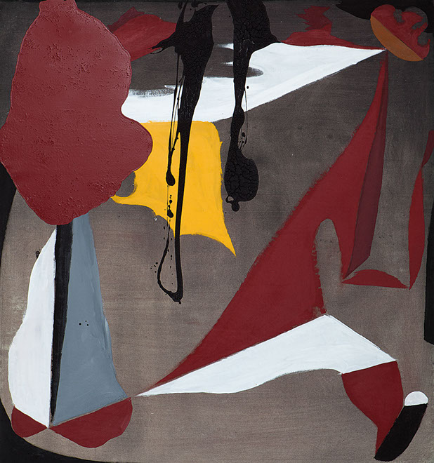 Ulrich Reimkasten, Achill, 2011, Pigmente, Acryl, Leim auf Leinwand, 150 x 140 cm, Figur [12/13], Repro: Joachim Blobel