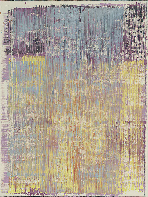 Ulrich Reimkasten, o.T. ( Abstraktes Bild ) [ 3/4 ], 2011, Pigmente, Acryl, Leim auf Leinwand, 160 x 120 cm, Gewebte Bilder [6/25]