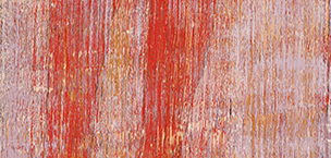 Ulrich Reimkasten, Hose, 2012, Pigmente, Acryl, Leim auf Leinwand, 140 x 140 cm, Gewebte Bilder [20/25], Repro: Joachim Blobel