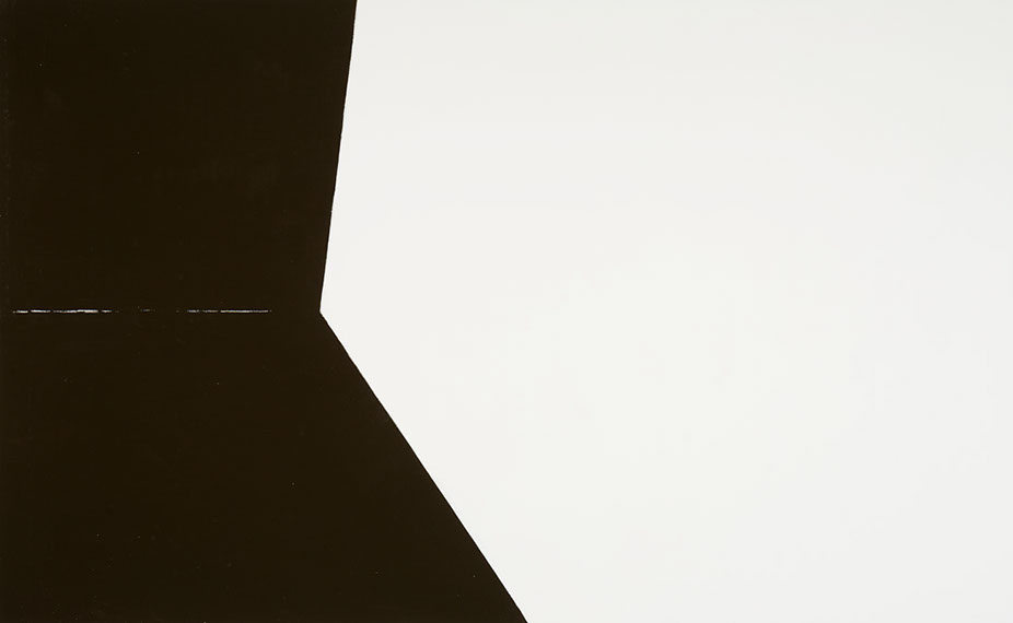 Ulrich Reimkasten, Futur 3, 2013, Pigmente, Acryl, Leim auf Leinwand, 135 x 220 cm, Futur [3/4], Repro: Joachim Blobel