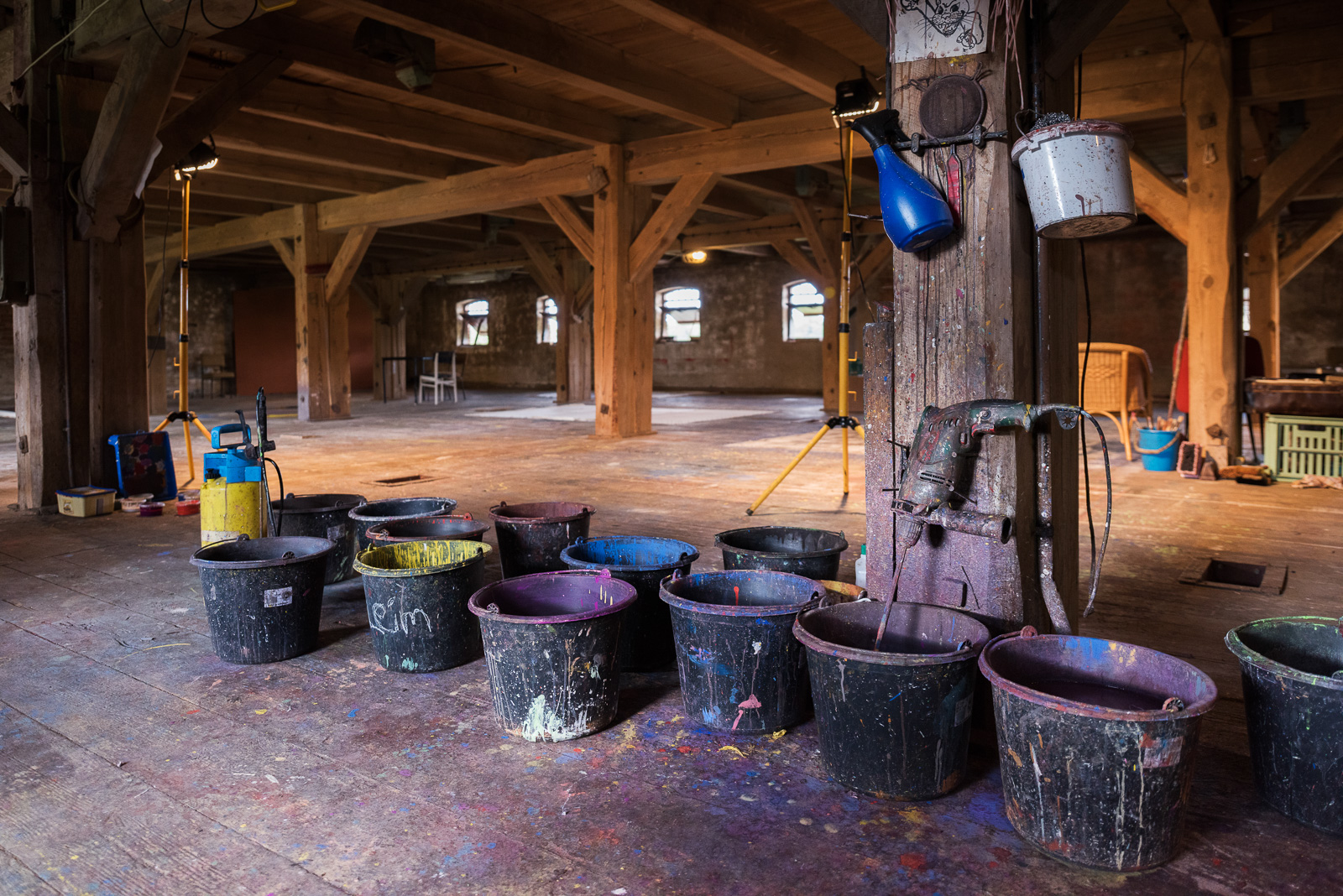 Ulrich Reimkasten, Altelier in Blücherhof, Klocksin, Foto Jule Roehr