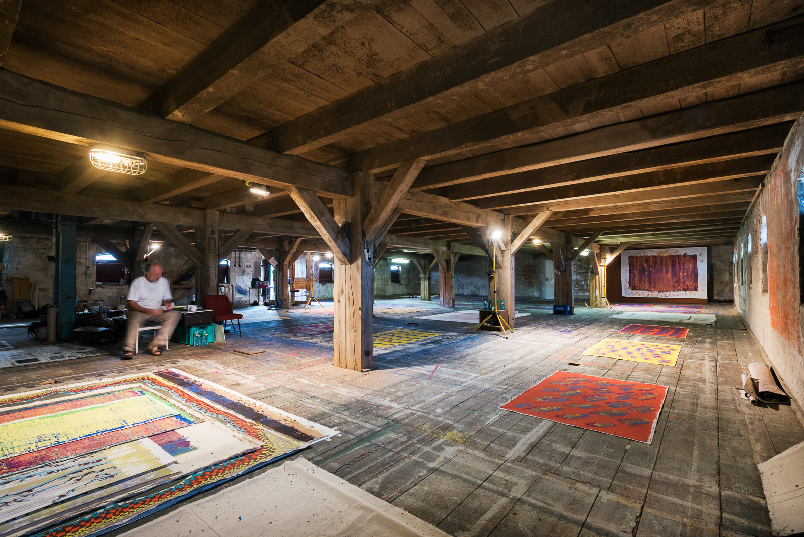 Ulrich Reimkasten, Altelier in Blücherhof, Klocksin, Foto Jule Roehr