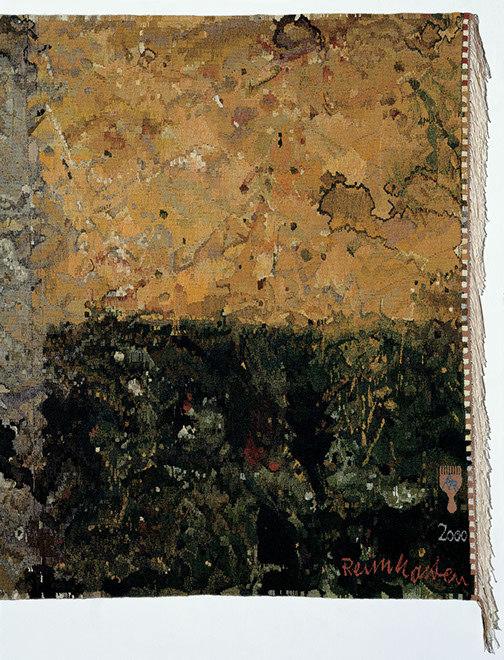 Ulrich Reimkasten, Raum 15, 2015, Pigmente, Acryl, Leim auf Leinwand, 155 x 95 cm, Rot-Gelb-Blau [23/33], Repro: Jule Roehr