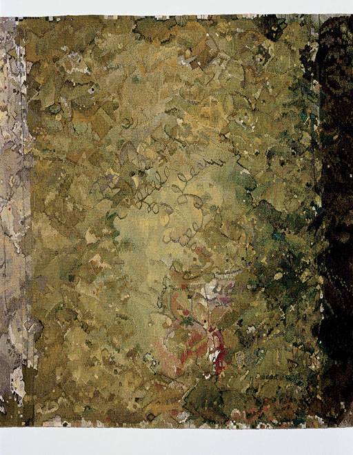 Ulrich Reimkasten, Raum 15, 2015, Pigmente, Acryl, Leim auf Leinwand, 155 x 95 cm, Rot-Gelb-Blau [23/33], Repro: Jule Roehr