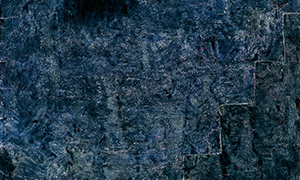 Ulrich Reimkasten, Kiva, 1996, Pigment, Indigo, Kirschgummi auf Bütten, 78 x 105 cm, Repro: André Gessner