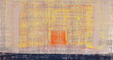 Ulrich Reimkasten, Das Luftschloss, 2002, Pigmente, Acryl, Leim auf Leinwand, 200 x 231 cm, Klocksin [5/9], Repro: Joachim Blobel