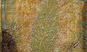 Ulrich Reimkasten, Wachstumsgeräusche, 2002, Pigmente, Acryl, Leim auf Jute, 205 x 235 cm, Klocksin [2/9], Repro: Thomas Richter