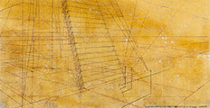 Ulrich Reimkasten, Sonnenuhr für Benedict XVI., 2005, Pigmente, Acryl, Leim auf Leinwand, Kohlezeichnung, 135 x 260 cm, Tzolkin [9/17], Repro: J