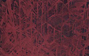 Ulrich Reimkasten, Gedanken, 2009, Pigmente, Acryl, Leim auf Leinwand, 140 x 220 cm, Repro: Joachim Blobel