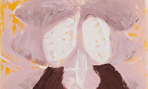 Ulrich Reimkasten, Zeitgenossin, 2009, Pigmente, Acryl, Leim auf Leinwand, 220 x 110 cm, Frauen [3/6], Repro: Joachim Blobel