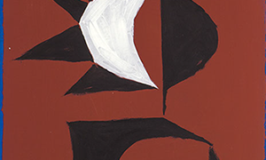Ulrich Reimkasten, Morgenstern, 2011, Pigmente, Acryl, Leim auf Leinwand, 170 x 120 cm, Figur [2/13], Repro: Joachim Blobel