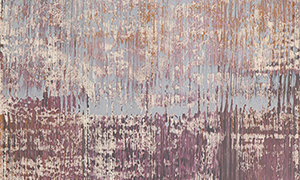 Ulrich Reimkasten, o.T. ( Abstraktes Bild ) [ 2/4 ], 2011, Pigmente, Acryl, Leim auf Leinwand, 160 x 120 cm, Gewebte Bilder [5/25], Repro: Joach