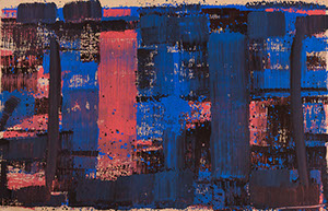 Ulrich Reimkasten, Palast 1, 2015, Pigmente, Acryl, Leim auf Leinwand, 180 x 280 cm, Rot-Gelb-Blau [1/33], Repro: Jule Roehr