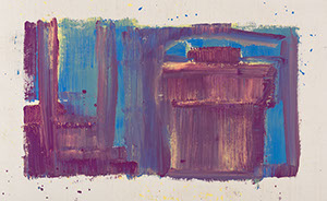 Ulrich Reimkasten, Palast 6, 2015, Pigmente, Acryl, Leim auf Leinwand, 135 x 220 cm, Rot-Gelb-Blau [6/33], Repro: Jule Roehr
